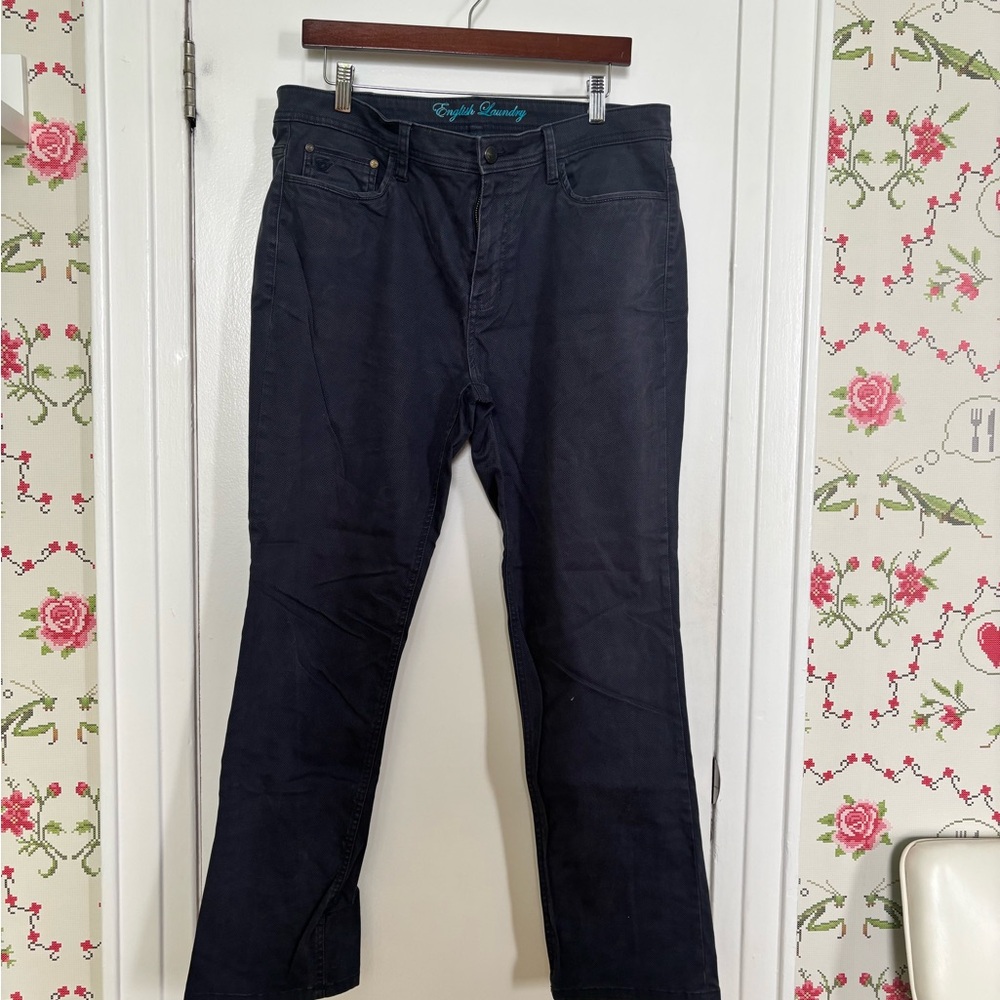 English Laundry Men's Dark Blue Jeans